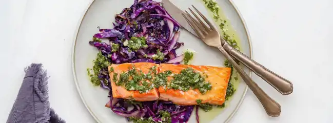 Salmon And Herb Sauce