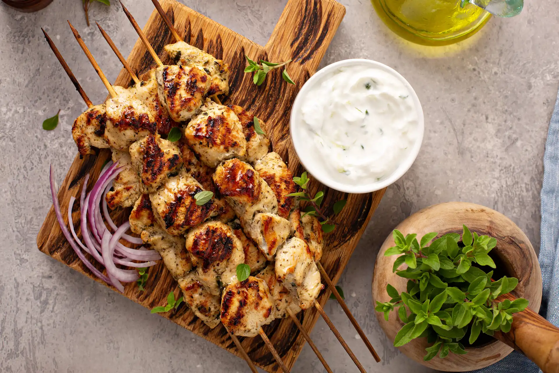 Chicken Souvlaki With Tzatziki Sauce Viva Fresh Food Your Home For The Worlds Best Recipes 4130