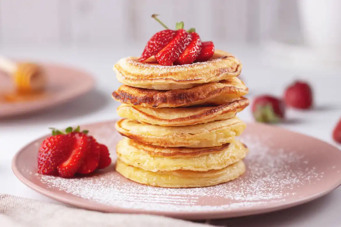 Tall Fluffy Pancakes  - Viva Fresh Food