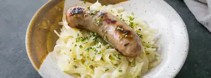 Sausage And Creamed Cabbage