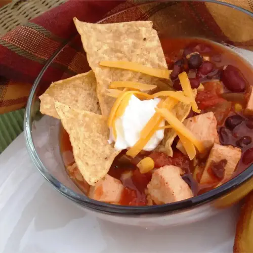 Slow Cooker Chicken Taco Soup