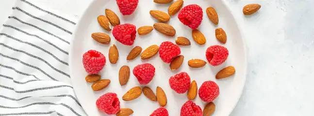 Almonds And Raspberries